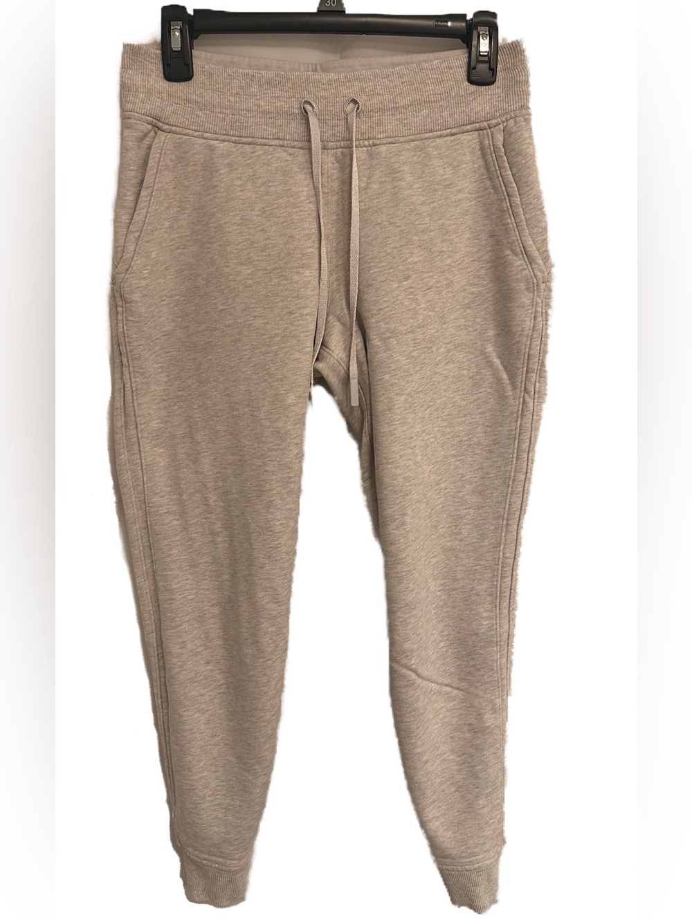 lululemon athletica Women’s Heather Gray Drawstring Jogger Sweatpants